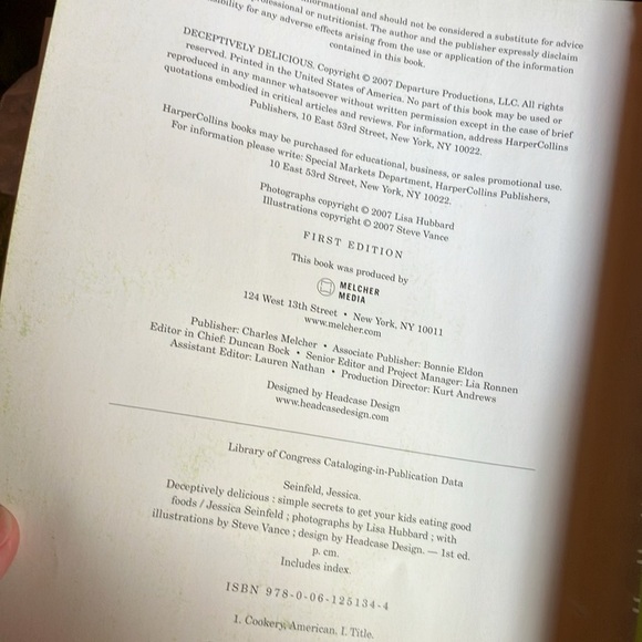 Deceptively Delicious Cookbook by Jessica Seinfeld - 2007 1st edition spiral - Picture 2 of 4